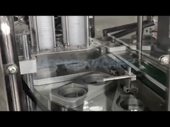 ダブルヘッドローータリーカップ 詰め込み 密封機 プラスチックカップ ケチャップソース カップ 詰め込み 密封