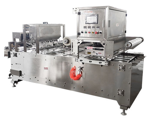 220V/380V ステンレス・スティール ファーストフード用 自動食品トレイ密封機