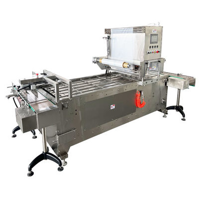 0.6-0.8Mpa 自動生産ラインのための食品トレイ熱密封機