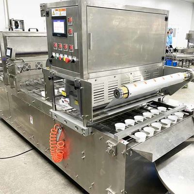 ペットフードのための30~50トレイ/分ガスフラッシュトレイ包装機